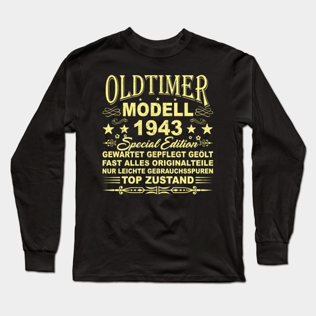 OLDTIMER MODELL BAUJAHR 1943 Long Sleeve T-Shirt by SinBle